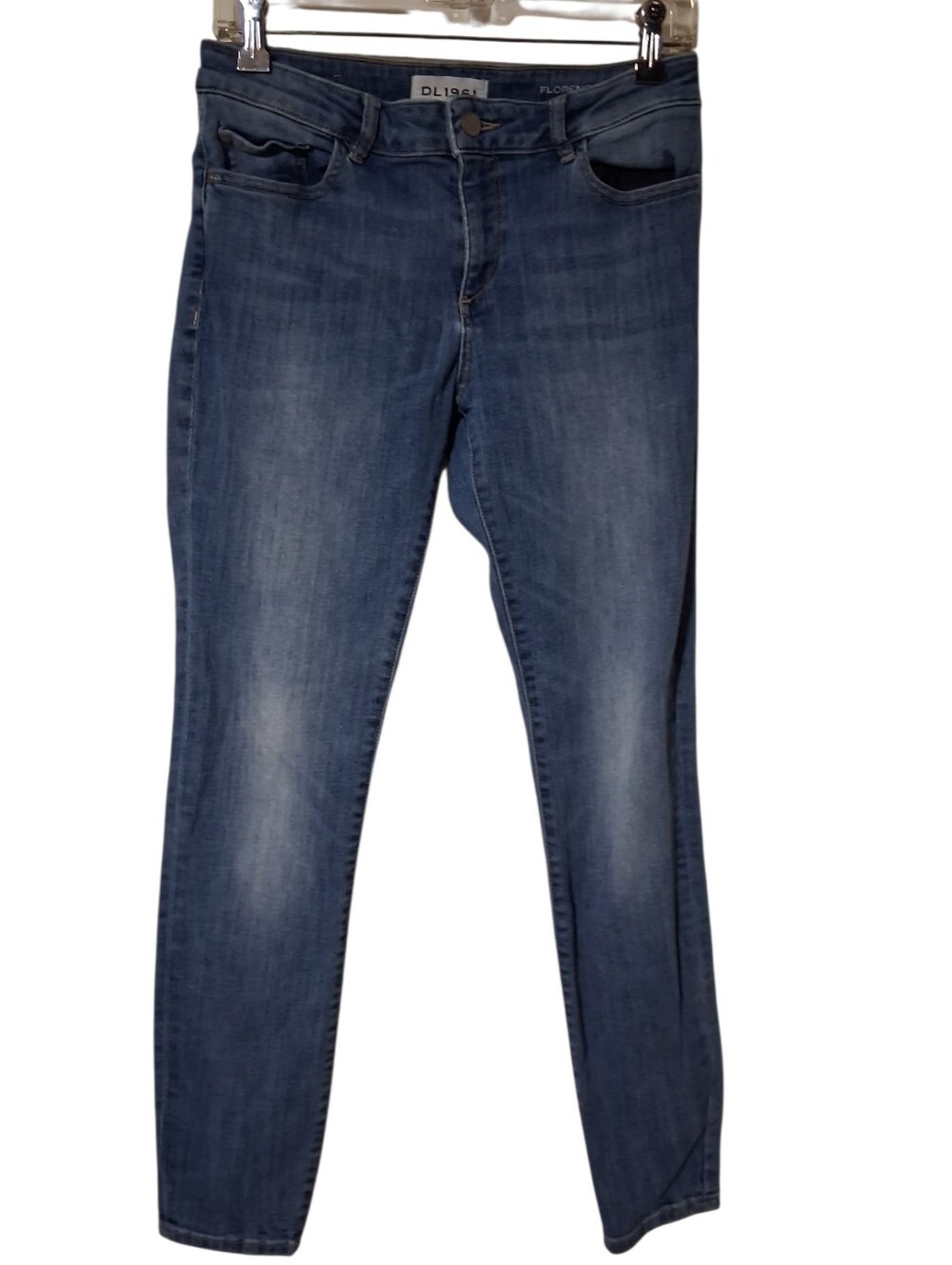 DL1961 Florence Instasculpt Skinny Jeans Medium Wash Mid Rise Women's Size 28 - Picture 3 of 13